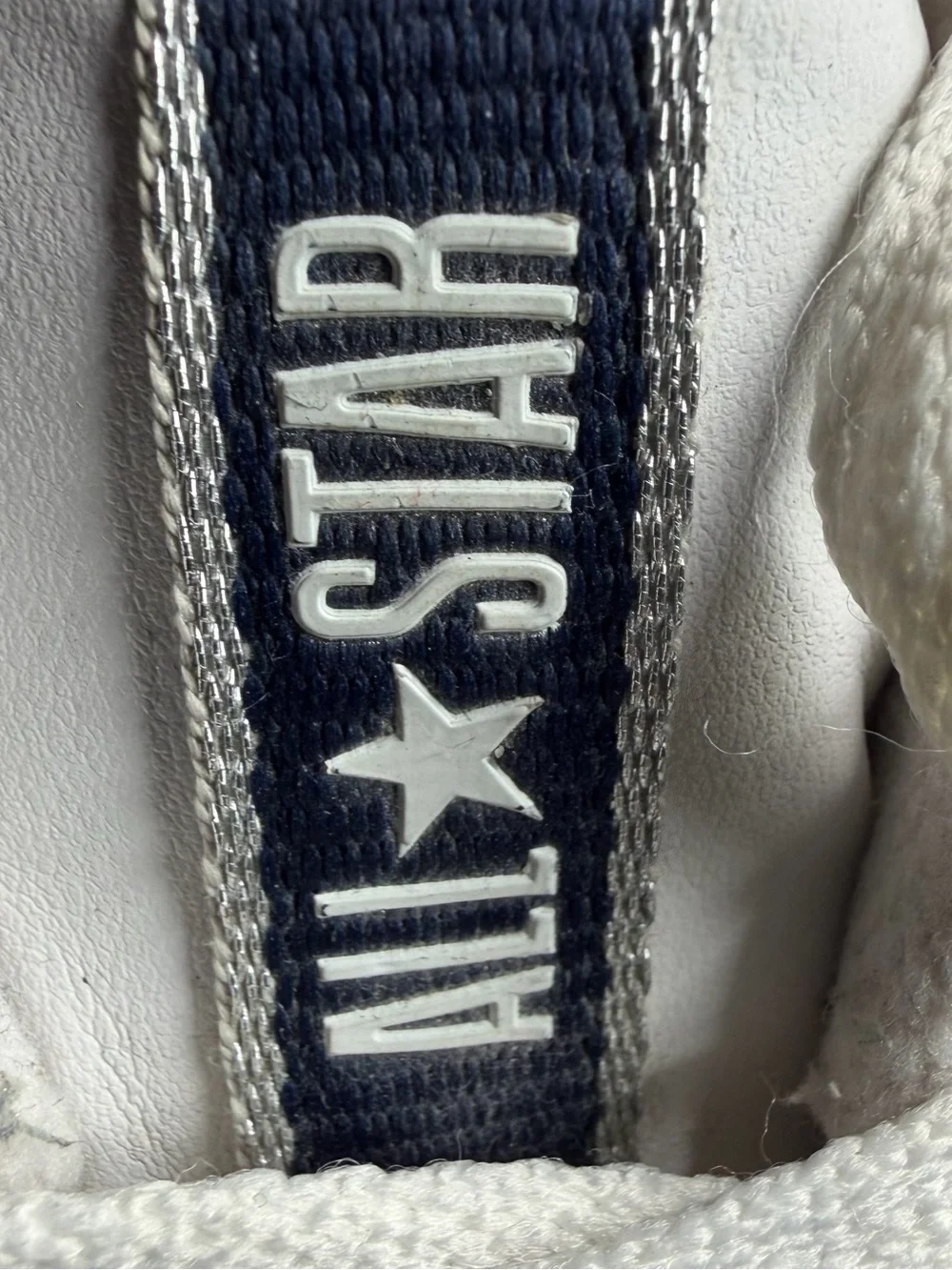 Converse All Star Limited White Leather Low Top Sneakers Men’s Size 14 - Picture 2 of 8